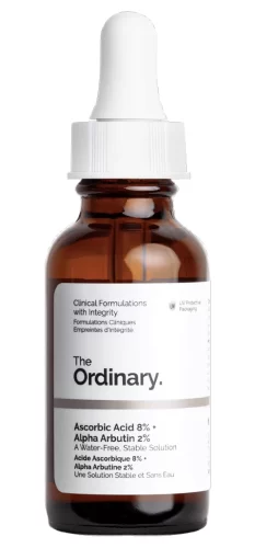 Dermis RX Vitamin C Serum for Hyperpigmentation The Ordinary Alpha Arbutin Serum